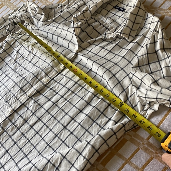 Lands End Super Oversized Boyfriend Fit Flannel - Picture 2 of 6